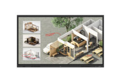 LG 75TR3DQ-B CreateBoard Standaard interactieve whiteboard