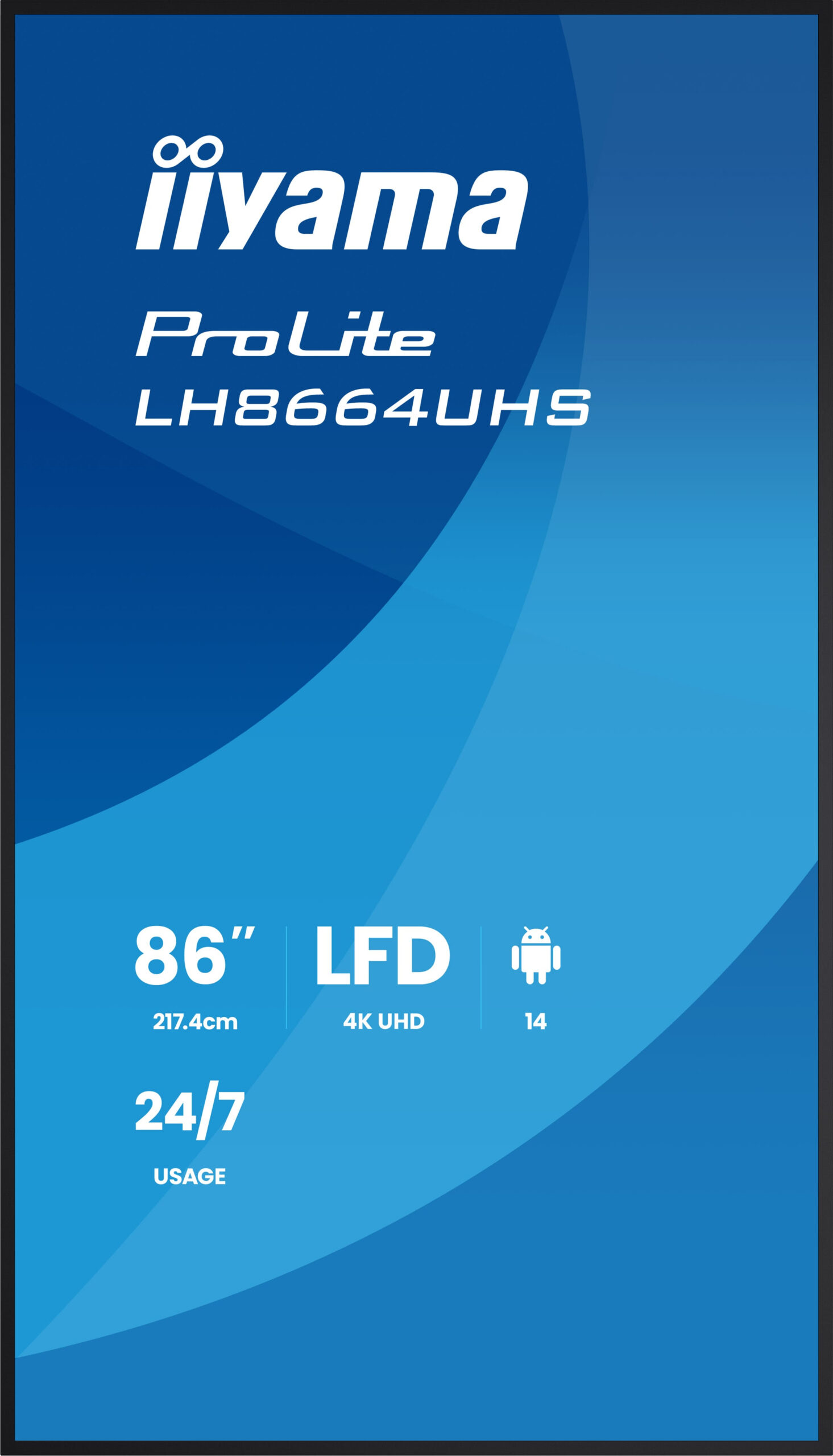 iiyama LH8664UHS-B3AG Signage Display