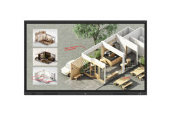 LG 65TR3DQ-B CreateBoard Standaard interactieve whiteboard