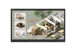 LG 55TR3DQ-B CreateBoard Standaard interactieve whiteboard